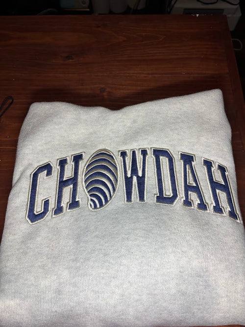 Chowdah Appliqué Nantucket Hoodie