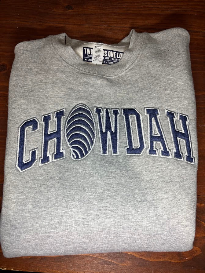 Chowdah appliqué sweatshirt