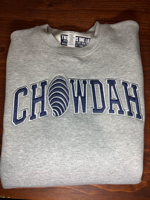 Chowdah appliqué sweatshirt