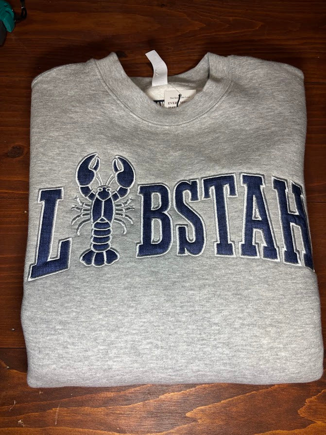 Lobstah Appliqué Heavyweight Crewneck