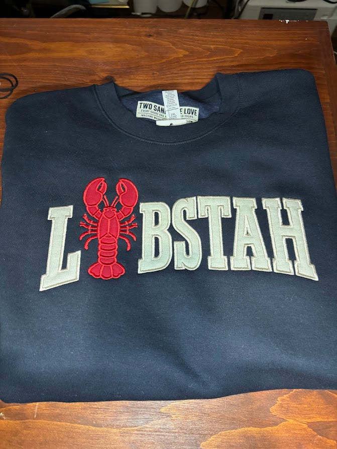 Lobstah Appliqué Heavyweight Crewneck
