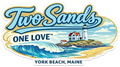 Two Sands One Love – Surfside Bumper Sticker