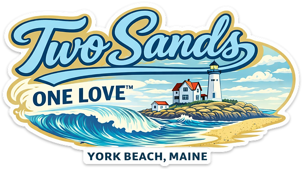 Two Sands One Love – Surfside Bumper Sticker