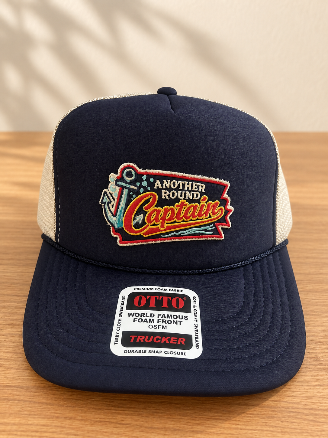 Another Round Captain Trucker Hat