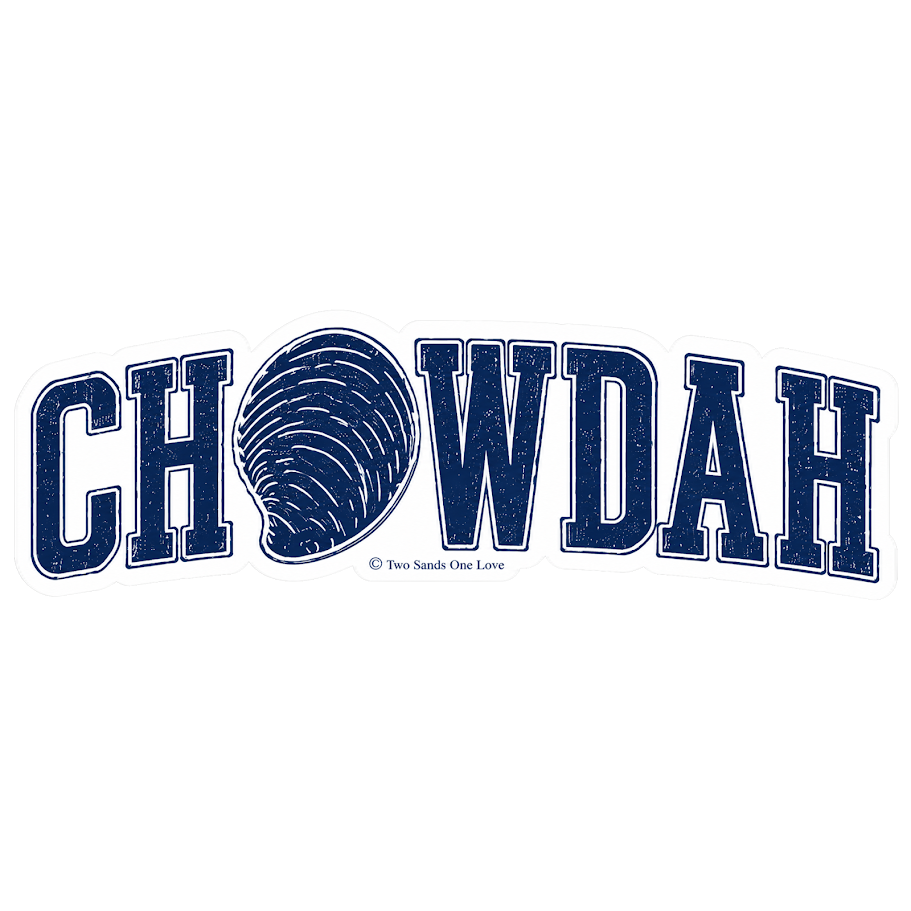 Two Sands One Love Chowdah Sticker