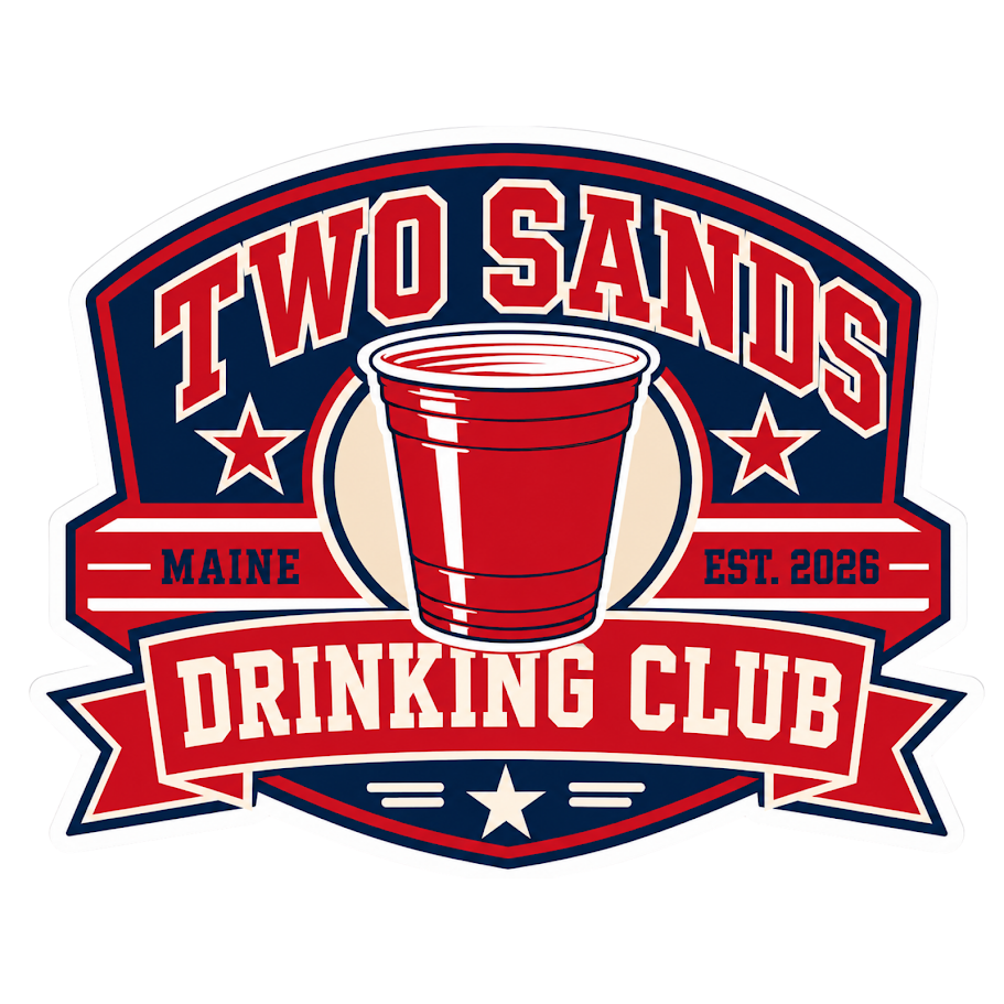 Two Sands Drinking Club Sticker
