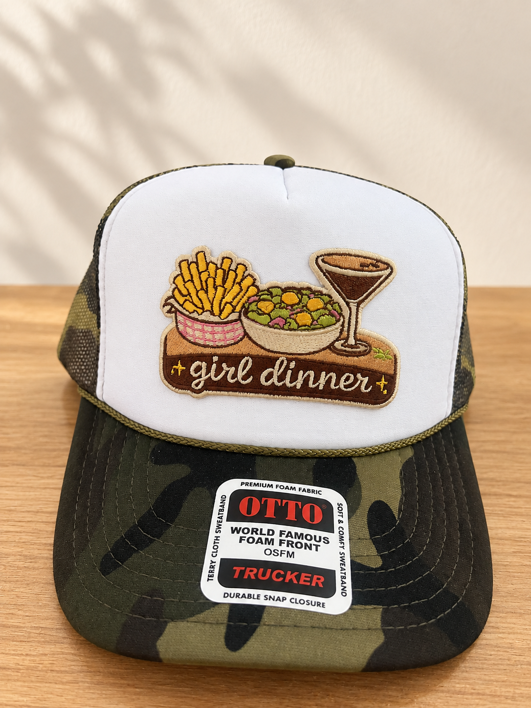 Girl Dinner Trucker Hat