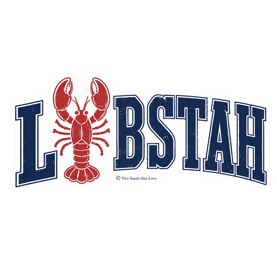 Two Sands One Love Lobstah Sticker