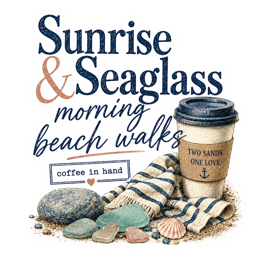 Sunrise & Seaglass Sticker