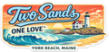 Two Sands One Love – Sunset Surfside Bumper Sticker