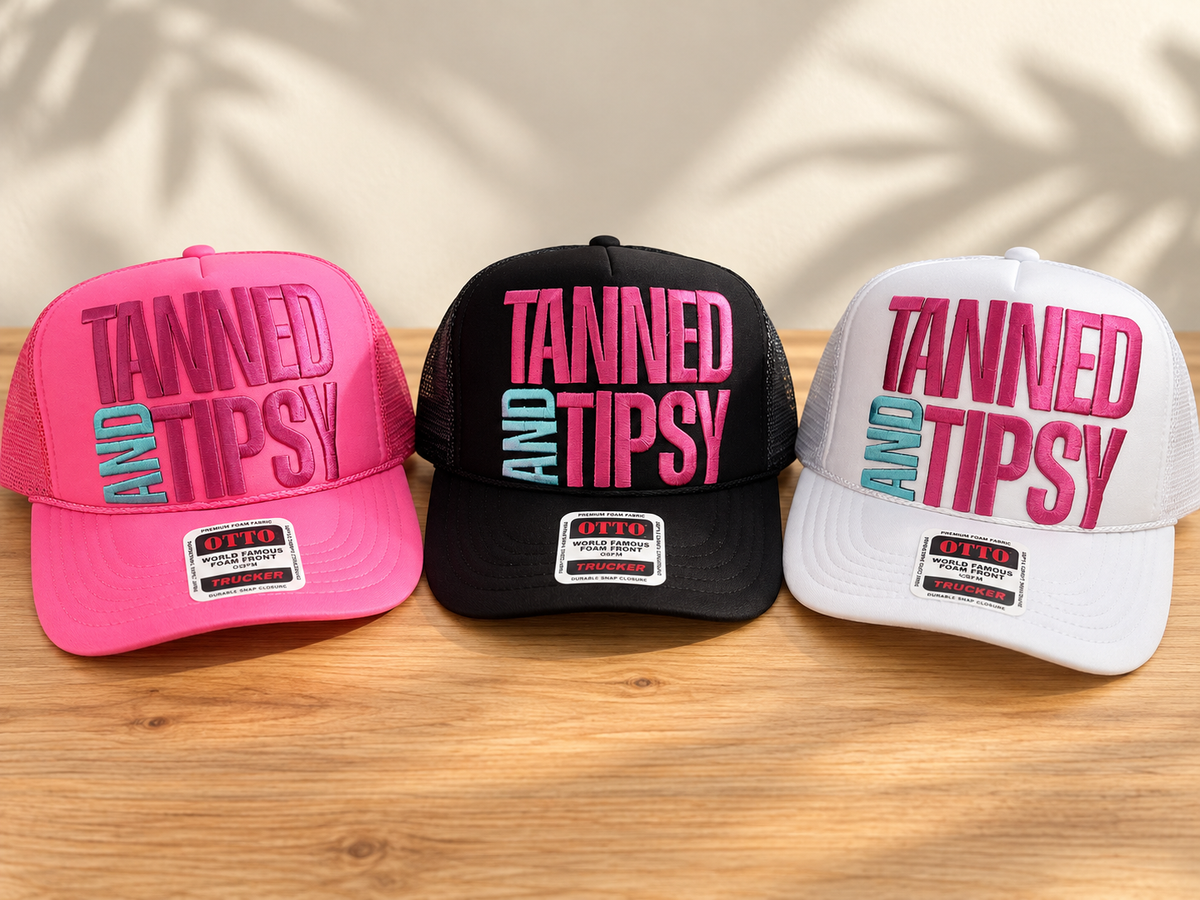 Tanned & Tipsy Trucker Hat